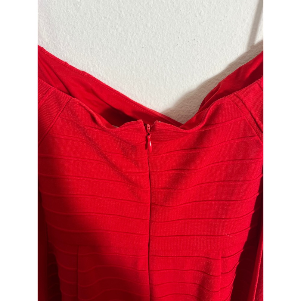 HUTCH x ANTHROPOLOGIE Square Neck Drop Waist Slim Midi Dress - Picture 6 of 9
